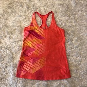 Orange Sport Tank Top